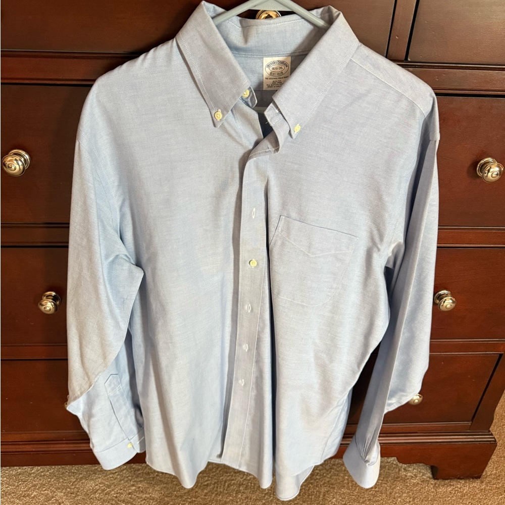 Brooks Brothers Blue Casual Button Down Shirt